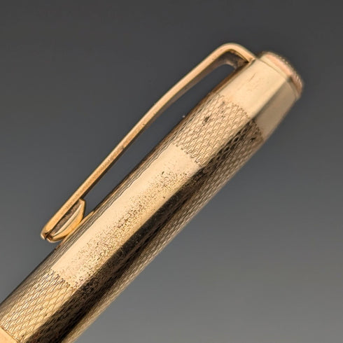 British Vintage Yard O' Red Rolled Gold Propelled Pencil in Case